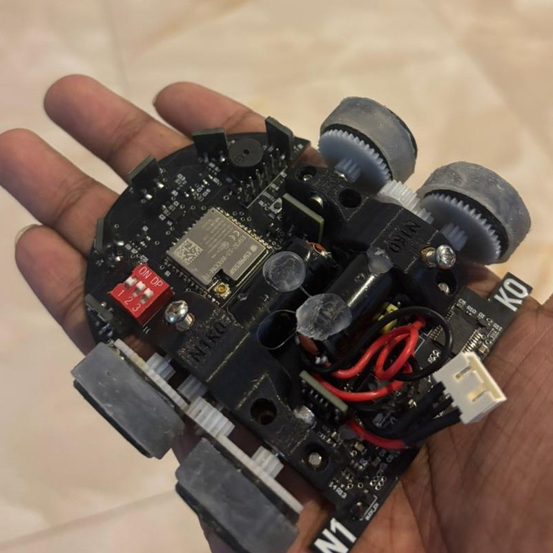 When the robot turned around